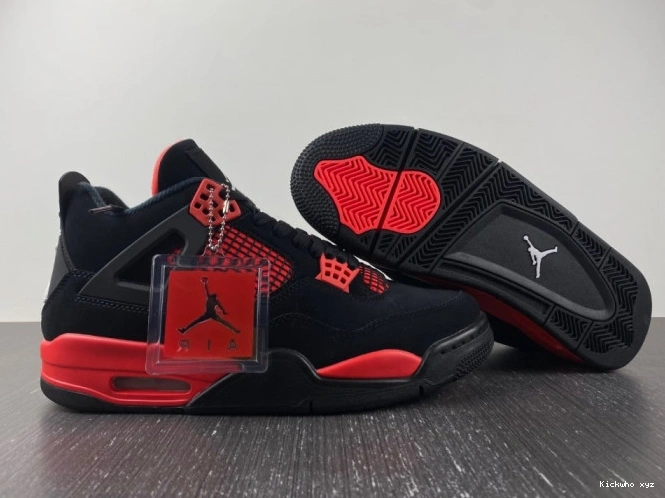 CT8527-016 Red 4 Air Jordan Thunder 0818